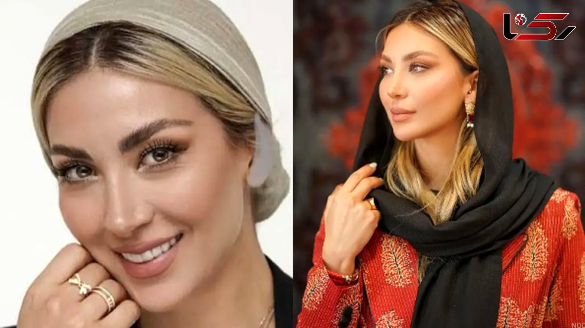 گردنبند زیبا و عتیقه مینا مختاری همسر هنرمند بهرام رادان