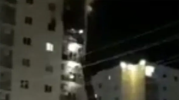 فیلم آتش سوزی برج مسکونی در پردیس / شب گذشته رخ داد