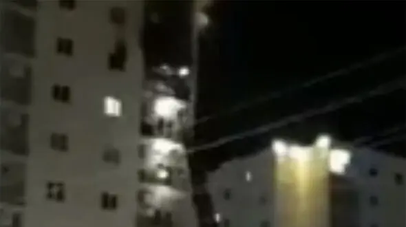 فیلم آتش سوزی برج مسکونی در پردیس / شب گذشته رخ داد