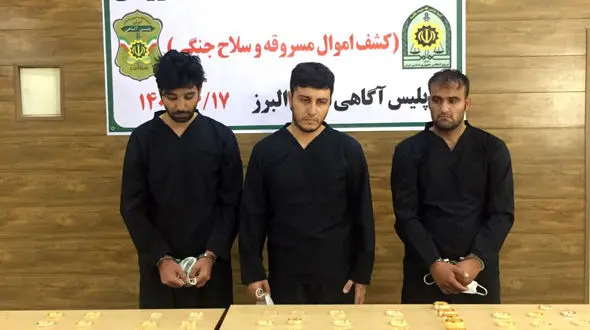 عکس چهره باز سارقان مسلح طلافروشی کرج / دستگیری پس از 20 روز + فیلم لحظه سرقت