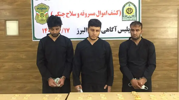 عکس چهره باز سارقان مسلح طلافروشی کرج / دستگیری پس از 20 روز + فیلم لحظه سرقت