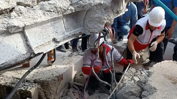 زنده زنده دفن شد زن و مرد بهبهانی درانفجار وحشتناک 