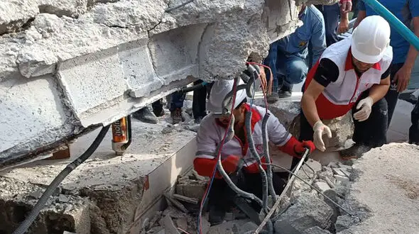 زنده زنده دفن شد زن و مرد بهبهانی درانفجار وحشتناک 