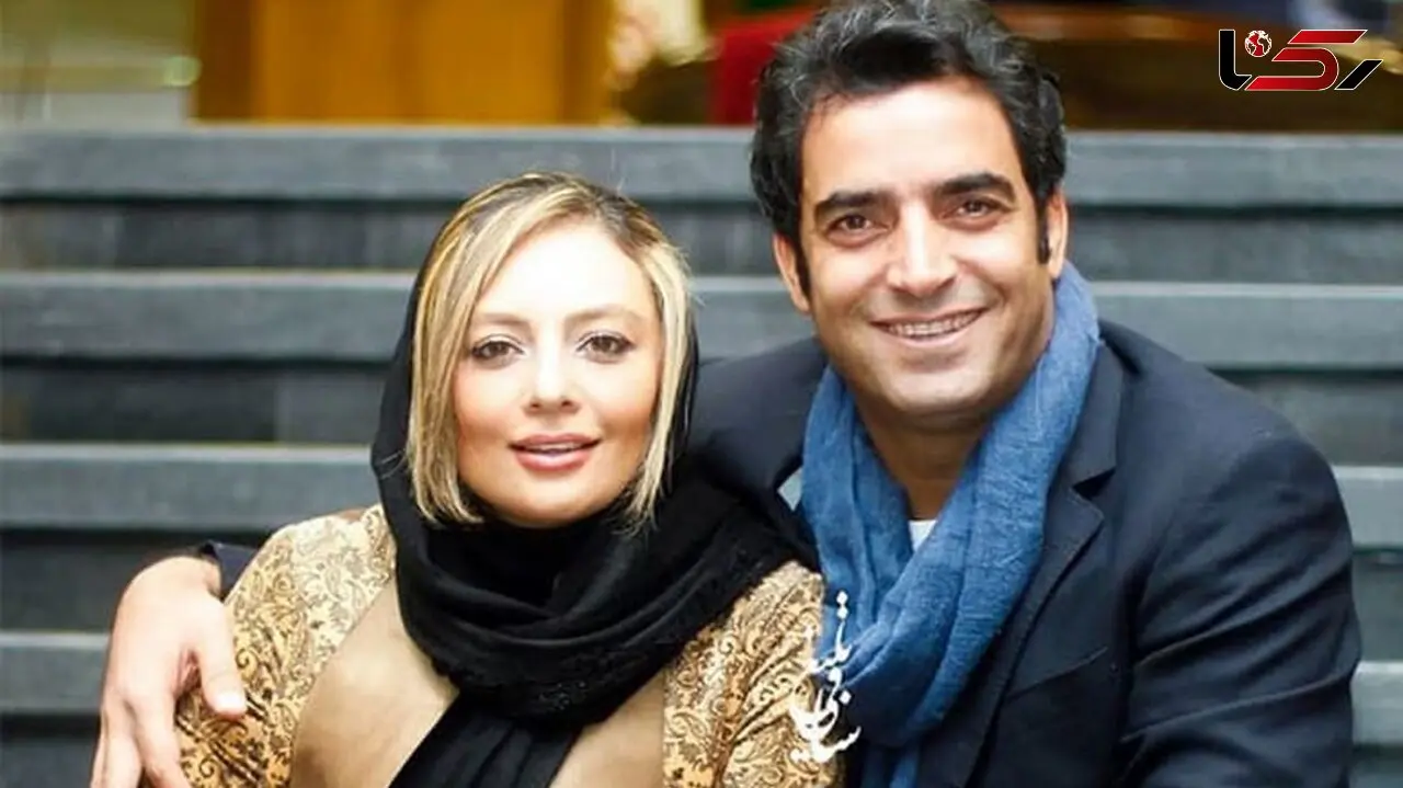عکس لباس عروس باورنکردنی کنار منوچهر هادی ! / عمرا الان این لباس رو بپوشد ! 