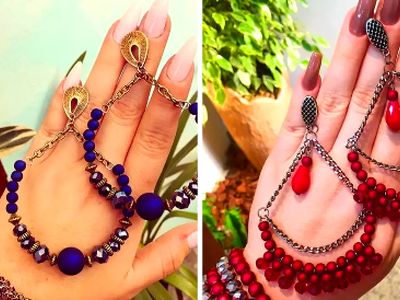 ست شیک گوشواره و دستبند مهره‌ ای؛ 15 ترند جذاب سال 2025