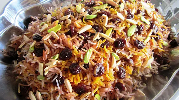 طرز تهیه آلبالو پلو با گوشت چرخ کرده