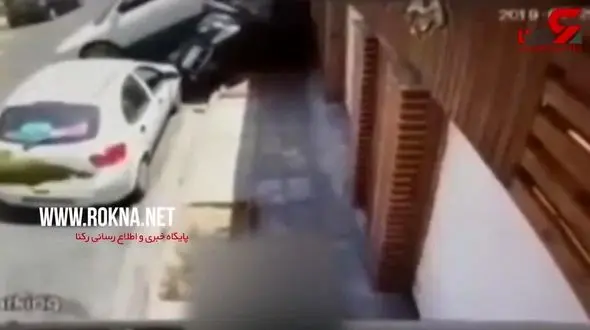 تصادف عجیب در تهران که سوژه کاربران فضای مجازی شد! +فیلم
