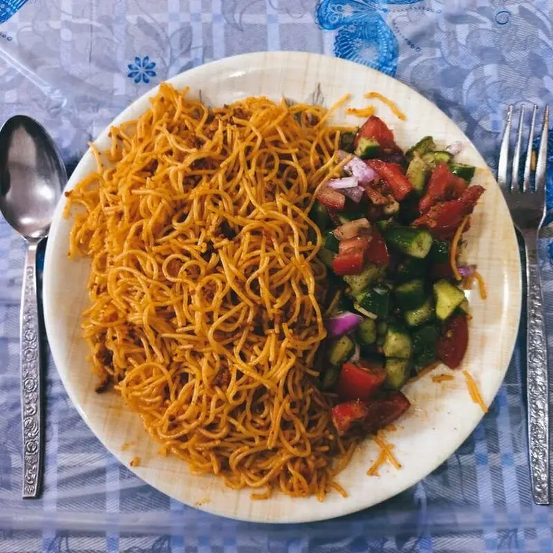 تزیین ماکارونی | 20 ایده تزیین ماکارونی دونفره و برای مهمان مخصوص سفره ارایی تازه عروس ها