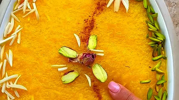 طرز پخت شله زرد + فیلم