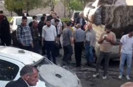انفجار در پارک پلیس تبریز + فیلم