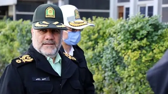 بازدید رئیس پلیس پایتخت از  بهشت زهرا