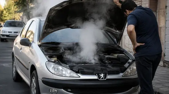 دردسر جوش آوردن خودرو در تابستان برای رانندگان پژو 206 و 207 / نکاتی برای رهایی از کابوس جوش آوردن