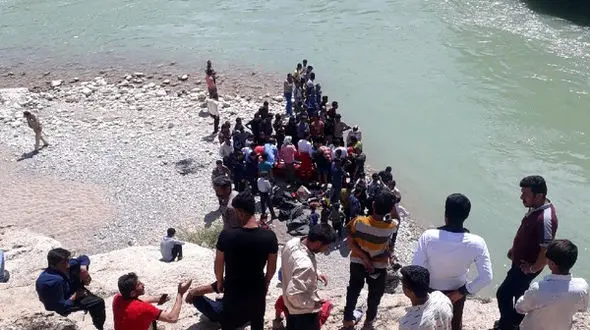 غرق شدگی یک جوان در رودخانه بشار