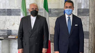 ظریف با وزیر خارجه ایتالیا دیدار کرد