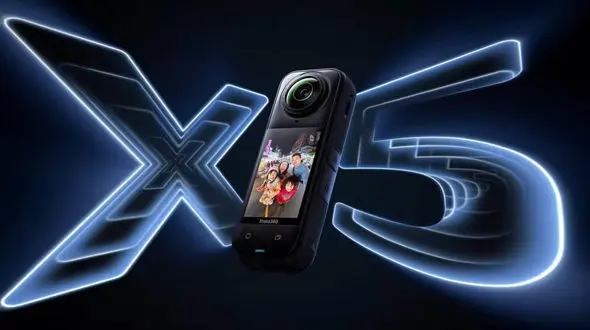 رونمایی از دوربین Insta360 X5؛ ضد آب با قابلیت تعویض لنز