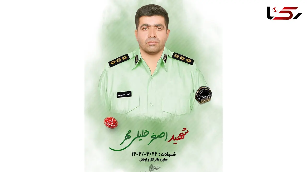 2 عامل شهادت ستوان خلیلی مهر در دام پلیس + جزئیات
