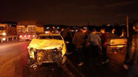تصادف زنجیره ‌ای در جاده دلیجان / 2 کشته 23 حادثه دیده + عکس