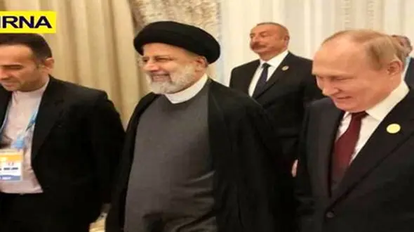 علت برخورد گرم و روبوسی امروز پوتین با رییسی چه بود ؟ + عکس