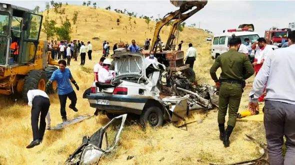 مرگ همزمان 5 تن در جاده مشگین شهر + عکس تلخ