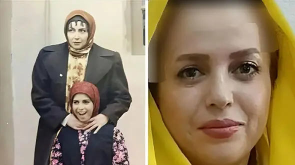 تصویری دیده نشده و دو نفره از اکرم مهدوی بازیگر نقش شیرین سریال پس از باران در کنار حسین پناهی!/اون زمان آدما چقد ساده و دلنشین بودن+عکس