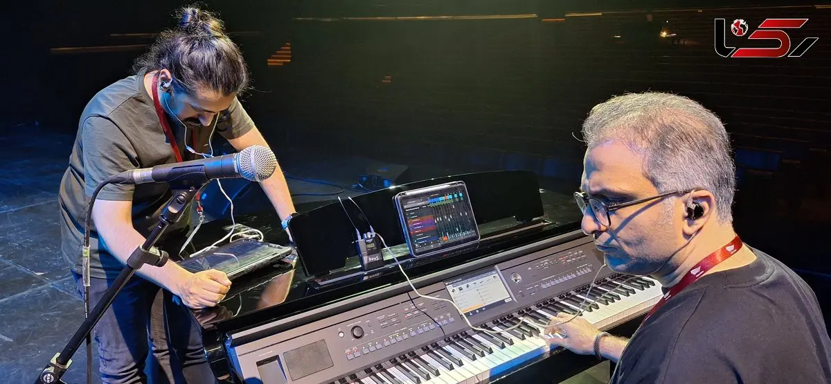 تصاویری از پشت صحنه آماده سازی کنسرت علیرضا قربانی در دبی