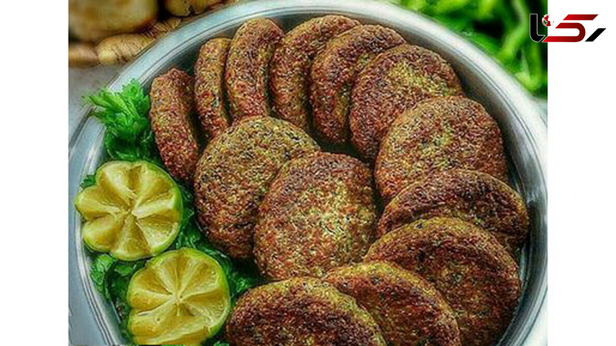 طرز تهیه یک کتلت متفاوت/کتلت جعفری غذای رژیمی ها