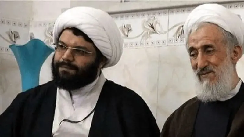 حجت الاسلام عادل محسنی درکنار حجت الاسلام کاظم صدیقی