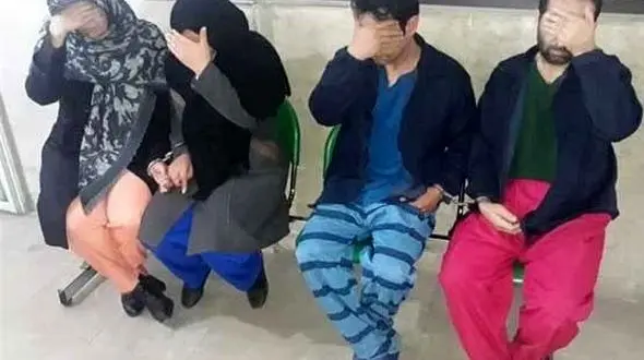 دستگیری 4 زن و مرد جوان که محله باغ فیض تهران را نا امن کرده بودند