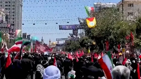 سلام مشهد به آقای شهید ایران/ شهر خورشید در سوگ قائد امت زانو زد