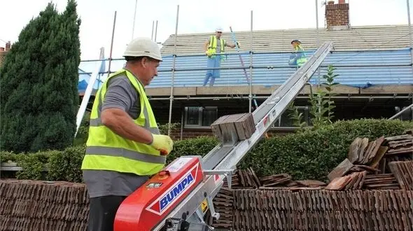 آسانسوری قابل حمل برای بالا بردن آجر + فیلم