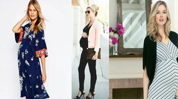 راه‌های خوش پوشی در دوران بارداری با توجه به فرم بدنتان +عکس 