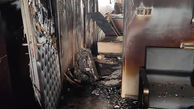 3 عکس از آتش‌سوزی مشکوک‬⁩ طرح جامع مالیاتی/ امحای ⁧‫اسناد محرمانه در میان بود؟ 