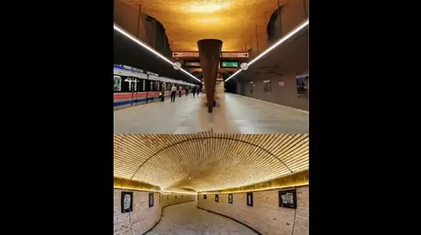 فیلم دیدنی از زیباترین متروی ایران / باور نمی کنید!