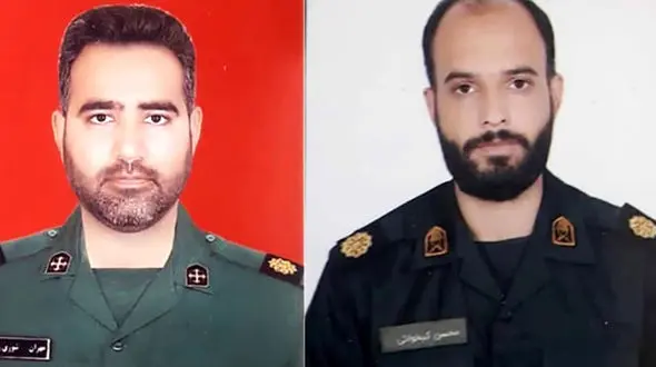 عکس 2 شهید که در درگیری اشرار به شهادت رسیدند / شب گذشته رخ داد