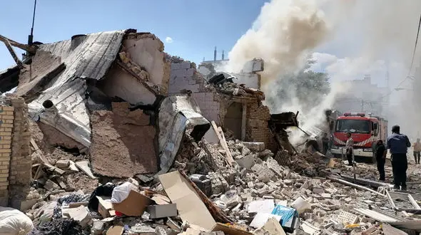 جزئیات انفجار گاز یک خانه در صوفیان + عکس ها و فیلم