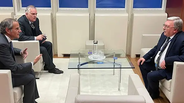 رایزنی اولیانوف و گروسی درباره ایران و اوکراین