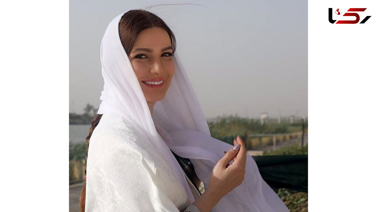 بازیگر زن ایرانی سفید پوش شد +عکس