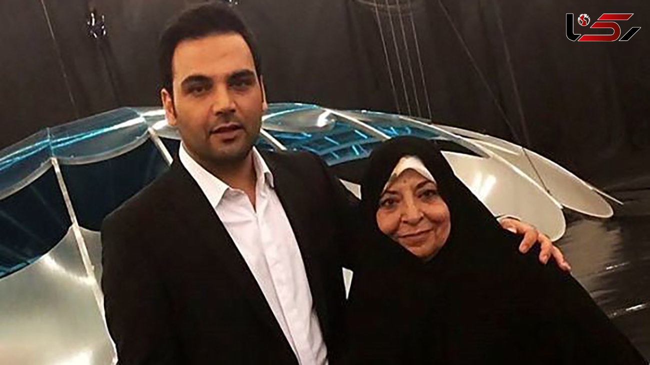 عکس / احسان علیخانی در کنار مادر مذهبی اش