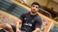 فیلم شاهکار دیدنی کامران قاسمپور در دیدار اول / تانک ایرانی حریف را با یک دست بلند کرد!