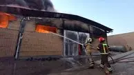 آتش سوزی در انبار سورتینگ مرکبات ساری/ تکذیب شایعه خرابکاری