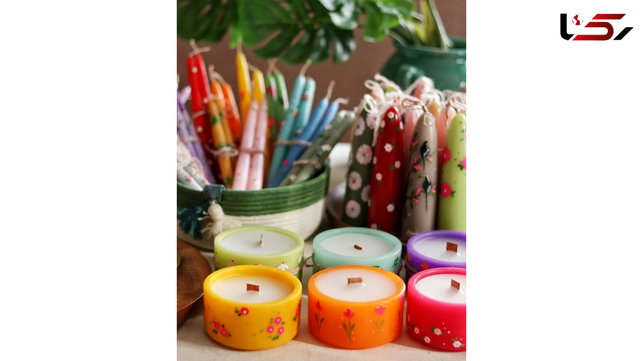 شمع های رنگی و خاص برای نوروز + عکس