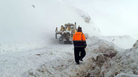 مختل شدن تردد به دلیل بارش برف در گردنه ژالانه