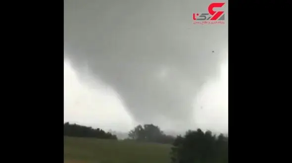 گردباد و طوفان وحشتناک در لوکزامبورگ+فیلم