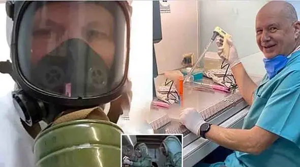 اقدام احمقانه یک پزشک برای کشف آنتی بادی کرونا + عکس