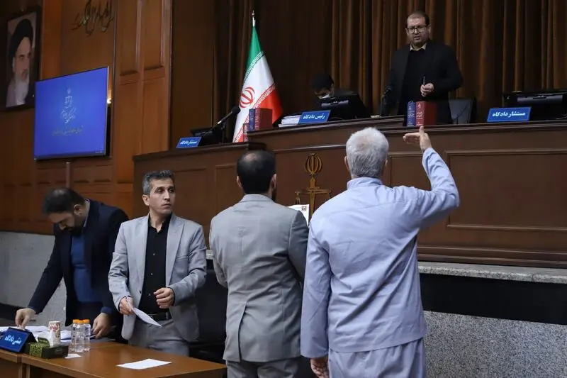 جلسه دادگاه رسیدگی به پرونده منافقین