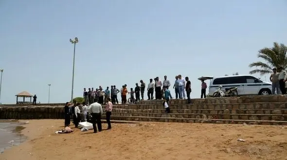 جسد زن 37 ساله  در ساحل بوشهر کشف شد + عکس