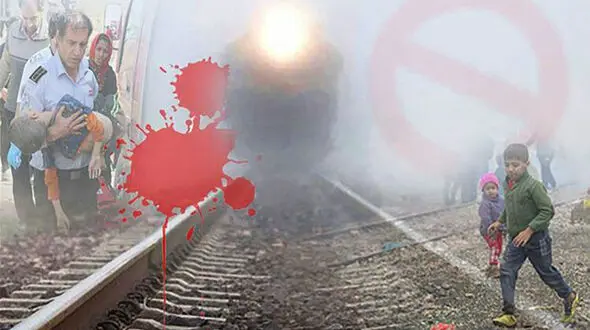 فوت مادر و فرزند ۱۰ ساله نسیم شهری در پی برخورد با قطار