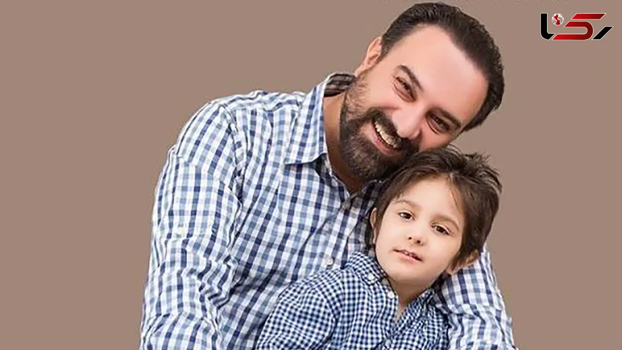 قابی عاشقانه از مادر و پسر برزو ارجمند