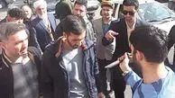بازسازی صحنه جنایت جلوی مجتمع مشهد توسط سانتافه سوار قاتل