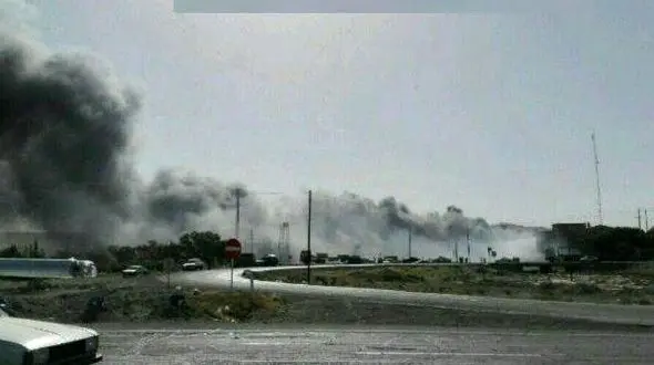 فیلم جرئیات  آتش سوزی ایران خودرو تبریز +فیلم